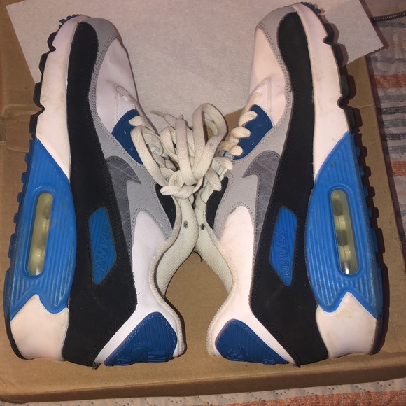 Blue Gray and white Nike Air Max - Picture 5 of 9